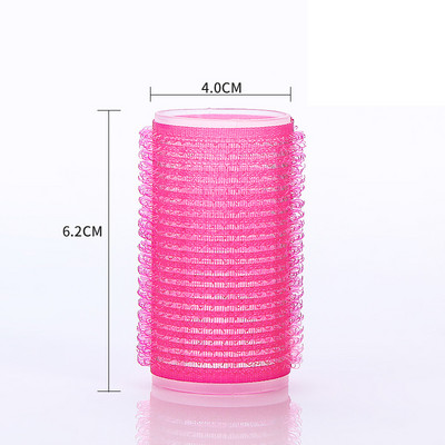 6 gab. Matu rullīši Pašlīmējošie matu ruļļi Portatīvie sprādzieni Kērlinga caurule Pašsaķeres matu ruļļi DIY matu veidošanas rīki