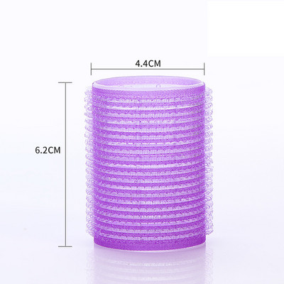 6 gab. Matu rullīši Pašlīmējošie matu ruļļi Portatīvie sprādzieni Kērlinga caurule Pašsaķeres matu ruļļi DIY matu veidošanas rīki