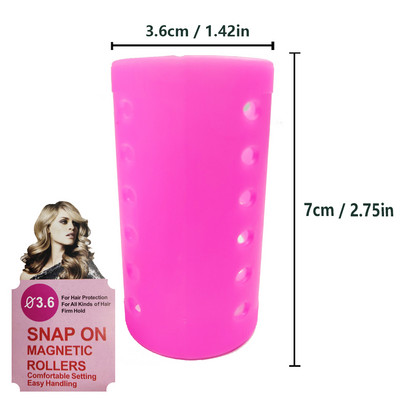 71/141 komada Set magnetskih uvijača za kosu Uvijači za kosu Wave Formers Hair Flexi šipke Nagic uvijači Uvojci za kosu