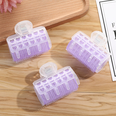 3gab/partija matu rullīši Bang Roll ruļļi Matu ruļļi Plastmasas pašlīmējošie matu loki frizieru rīks meitenes skaistuma veidošanas rīks