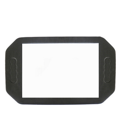 „BarberTop“ plaukų salono veidrodis su putomis aplink juodą parduotuvę Kirpyklų makiažo veidrodis, apsaugantis nuo kempinės, namų reikmenys