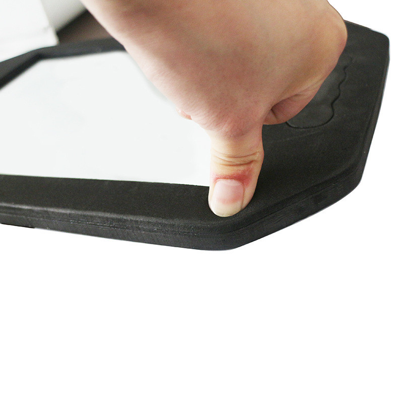 „BarberTop“ plaukų salono veidrodis su putomis aplink juodą parduotuvę Kirpyklų makiažo veidrodis, apsaugantis nuo kempinės, namų reikmenys