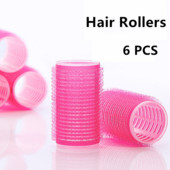 Matu ruļļi Self Grip Āķis Matu ruļļi Nekarsējami matu ruļļi Salons Frizieru ruļļi Jumbo izmēra lipīgi matu veidošanas rīki