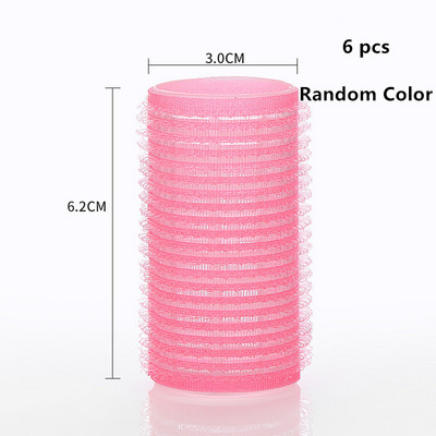 Matu ruļļi Self Grip Āķis Matu ruļļi Nekarsējami matu ruļļi Salons Frizieru ruļļi Jumbo izmēra lipīgi matu veidošanas rīki