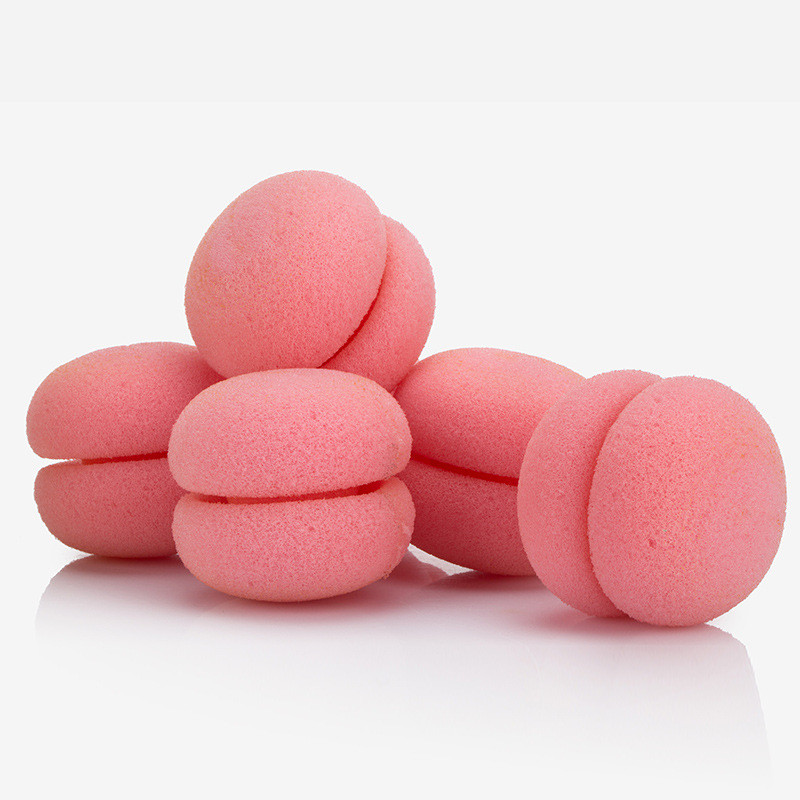 6kom ženskih uvijača za kosu Uvijači Meke spužvaste kuglice od jagoda Uvojci za kosu Spiralni pjenasti valjak Prekrasan DIY alat za oblikovanje kose