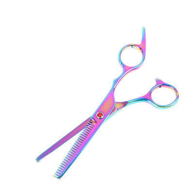 2Styles 6 hüvelykes Rainbow Cut hajolló vékonyító fodrász olló fodrász olló hajápoló eszköz