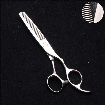 6'', 17 cm testreszabott logó 440C ezüst csavaros fodrász olló vékonyító olló professzionális haj olló fodrászat C2008
