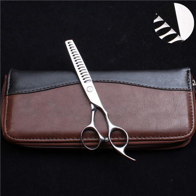 6'', 17 cm testreszabott logó 440C ezüst csavaros fodrász olló vékonyító olló professzionális haj olló fodrászat C2008