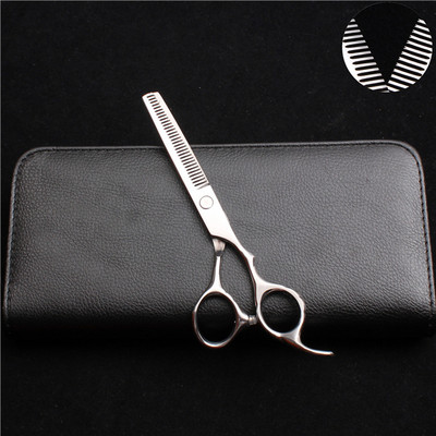 6'', 17 cm testreszabott logó 440C ezüst csavaros fodrász olló vékonyító olló professzionális haj olló fodrászat C2008