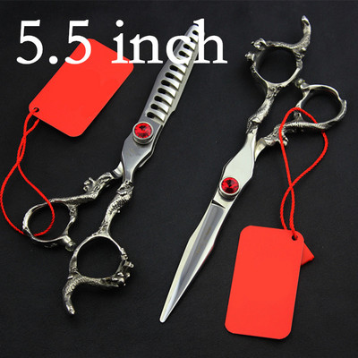 Πολυτελές ψαλίδι μαλλιών Γερμανία 440c 6 & 5,5 ιντσών ψαλίδι μακιγιάζ αραίωσης ψαλίδι κουρευτικής κουρευτικής ψαλίδι ψαλίδι κομμωτηρίου