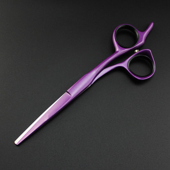 професионална Япония 440 стомана 5 5,5 6 инча лилави ножици за коса подстригване бръснар makas подстригване ножици фризьорски ножици