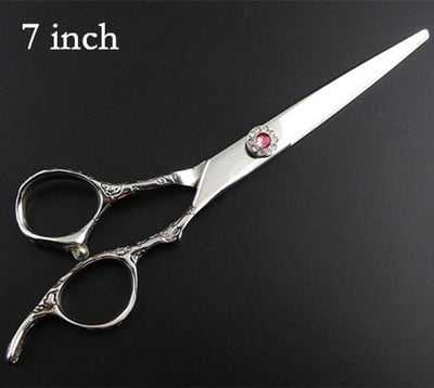 foarfece profesionale Japonia 440c 5.5 & 6 & 7 inch cu mâner de prune foarfece de subțiere pentru salon de tăiere foarfece de coafură