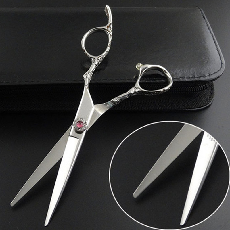 foarfece profesionale Japonia 440c 5.5 & 6 & 7 inch cu mâner de prune foarfece de subțiere pentru salon de tăiere foarfece de coafură