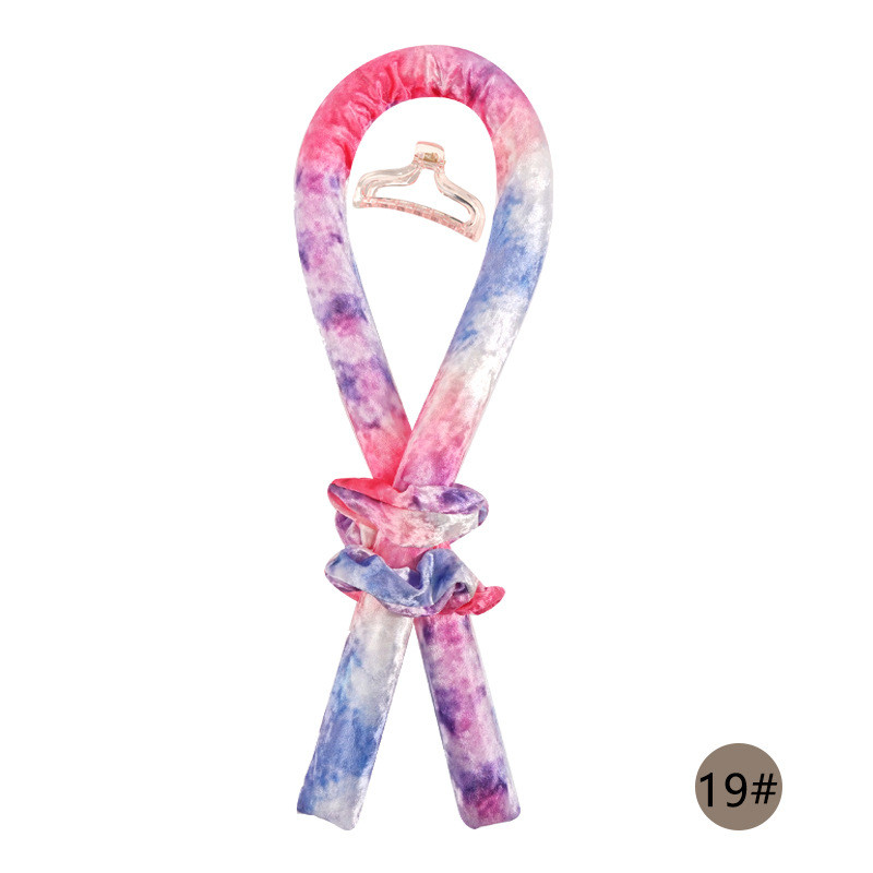 Bandă pentru curling fără căldură pentru femei, ondulator de păr, kit de înfășurare, bucle de mătase, ondulatoare fără căldură, role, instrumente de stil