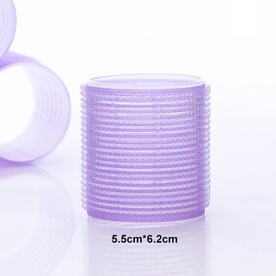 12 kom/set Iznimno veliki samoljepljivi valjci za kosu Super Big Waves Air Bang Sleep Curling Uvijači Fluffy Curly Štap Hair Maker 1671