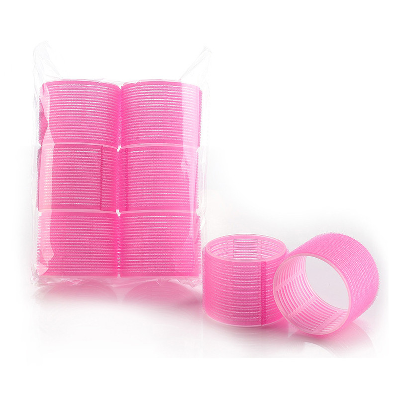 12 kom/set Iznimno veliki samoljepljivi valjci za kosu Super Big Waves Air Bang Sleep Curling Uvijači Fluffy Curly Štap Hair Maker 1671