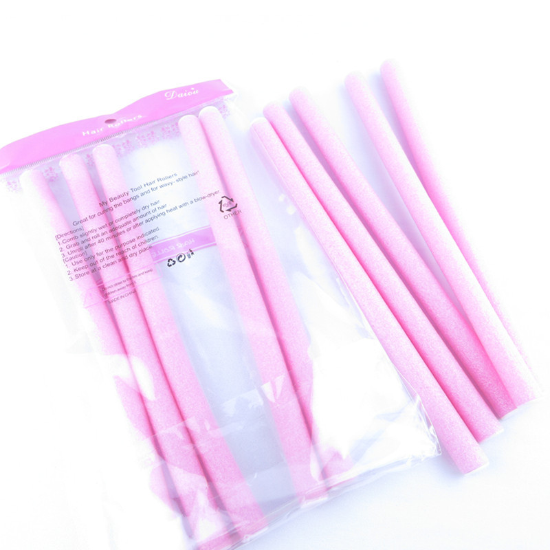 10 gab. Mīksta sūkļa matu ruļļu veidotāji Twist Curls Tool DIY veidošanas matu ruļļi 3#