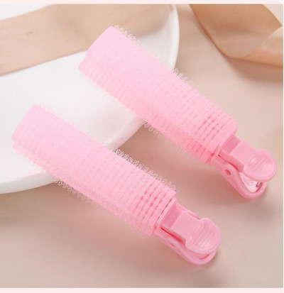 Dabiski pūkaini matu sprādzes meitenēm matu ruļļi Ruļļi, kas guļ nakti Atkārtoti lietojami matu saknes pūkains klips veidošanas aksesuāri Jaunums