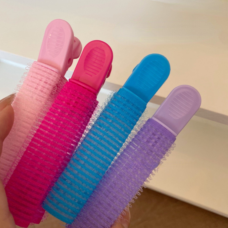 Dabiski pūkaini matu sprādzes meitenēm matu ruļļi Ruļļi, kas guļ nakti Atkārtoti lietojami matu saknes pūkains klips veidošanas aksesuāri Jaunums