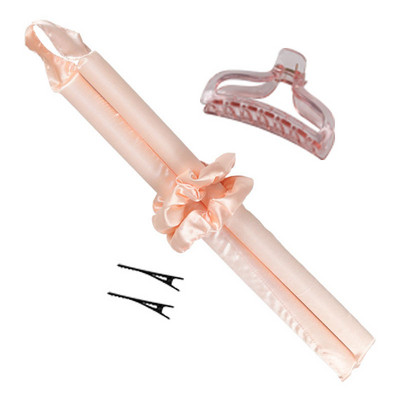 Nekarsējama kērlinga stieņa galvas saite bez karstuma matu ruļļi Lentes matu rullīši gulēšanai mīksts čokurošanās stienis, viļņu veidotājs DIY matu veidošanas rīks