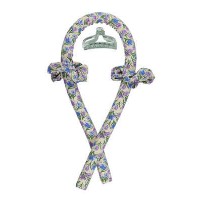 Nekarsējama kērlinga stieņa galvas saite bez karstuma matu ruļļi Lentes matu rullīši gulēšanai mīksts čokurošanās stienis, viļņu veidotājs DIY matu veidošanas rīks