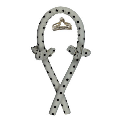 Nekarsējama kērlinga stieņa galvas saite bez karstuma matu ruļļi Lentes matu rullīši gulēšanai mīksts čokurošanās stienis, viļņu veidotājs DIY matu veidošanas rīks