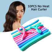 10KOM Uvijač za kosu Bez topline, spužvasti uvijač za kosu bez zagrijavanja Mekani savitljivi uvijači za kosu Rizadores De Cabello uvijači za kosu Alati za oblikovanje kose