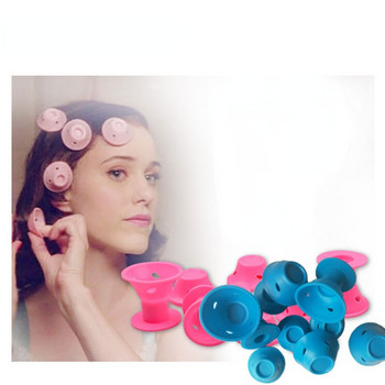 10/20/σετ Μαλακό καουτσούκ Magic Hair Care Rollers Σιλικόνη ψαλιδάκι μαλλιών No Heat No Clip Hair Curling Styling Εργαλείο DIY για μπούκλες μαλλιών