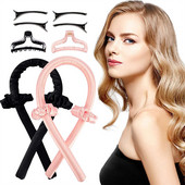 Proizvodi za kosu Heatless Štap za kovrče Traka za glavu Bez topline Svilene kovrče Traka Uvijači za kosu Meka traka za spavanje Lazy Hair Styling Alat