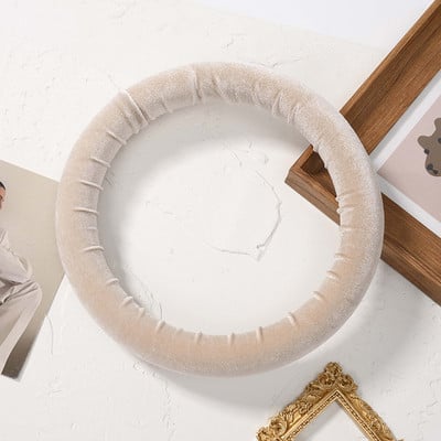 Jauns Round Velvet Heatless Curling Rod Lazy Curler Sleeping Galvas saite Matu Ruļļi Frizieru instrumenti Nekarstoši matu loki meitenēm