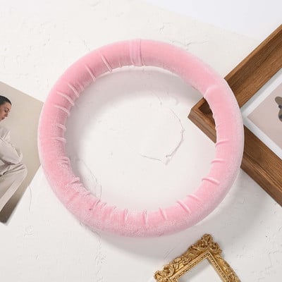 Jauns Round Velvet Heatless Curling Rod Lazy Curler Sleeping Galvas saite Matu Ruļļi Frizieru instrumenti Nekarstoši matu loki meitenēm