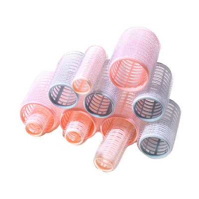 12kom/set Uvijači za kosu Samoljepljivi uvijači za šiške Plastični uvijači za kosu DIY Frizerski alati za oblikovanje kose na čičak