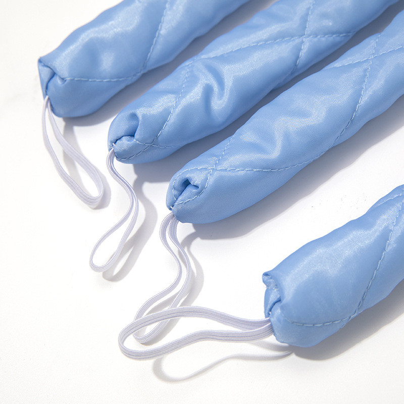 Lazy Hair Ruļļi Matu Ruļļi Nekarsējami Lokšķēres Galvas Lente Cirtas Zīda lente Miega Mīksts Viļņu veidotājs Bez Karstuma cirtas Lente