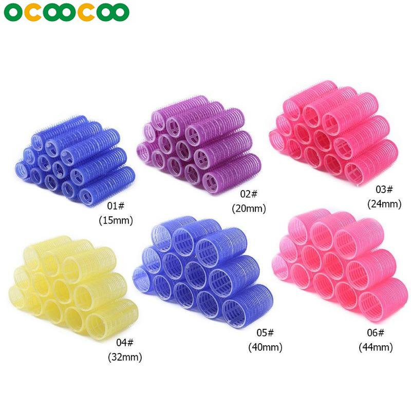 12 KOM automatski kontrolira valjke za kosu kako biste zgrabili kućni salon bilo koje veličine DIY alat za oblikovanje frizure boja nasumično poslana