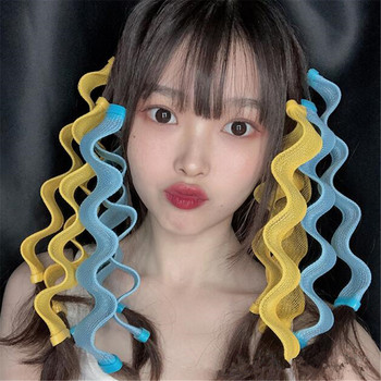 12 τμχ DIY Magic Hair Curler 30CM Heatless Hair Rollers Curlers Hairstyle Roller Sticks Wave Formers Curling Hair Styling Tools