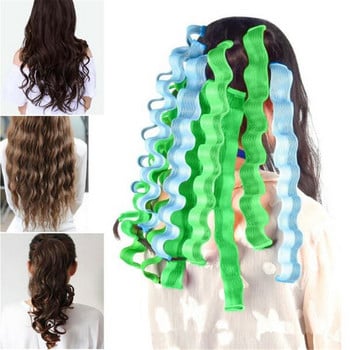 12 τμχ DIY Magic Hair Curler 30CM Heatless Hair Rollers Curlers Hairstyle Roller Sticks Wave Formers Curling Hair Styling Tools