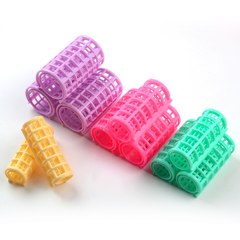 6-14gab/komplekts Matu ruļļi Liels satvēriena klipsi Lazy ruļļi Frizieris DIY Matu veidošanas rīki Skaistumkopšanas aksesuāri Izlases krāsa