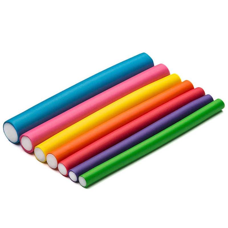 Fleksibilne šipke za uvijanje kose Flexi šipke za uvijanje kose Uvijači za kosu bez topline Šipke za kosu Valjci Set za kratku i dugu kosu za spavanje