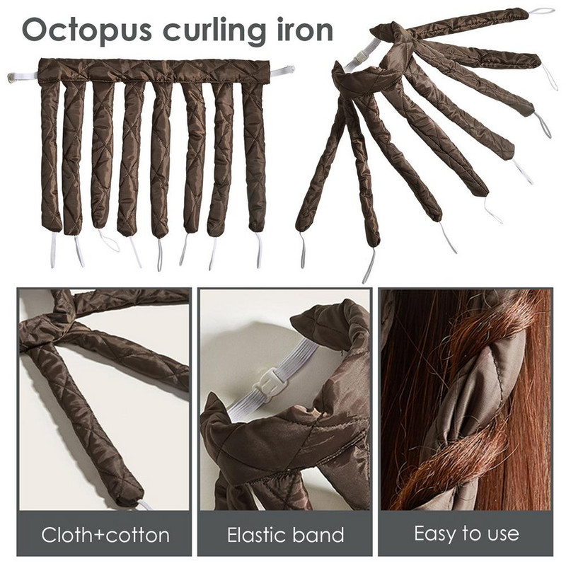 Šipka za kovrče bez zagrijavanja Traka za glavu bez topline Uvijači za kosu Vrpce Uvijači za kosu Sleeping Soft Curler Bar Wave Formers DIY alat za oblikovanje kose