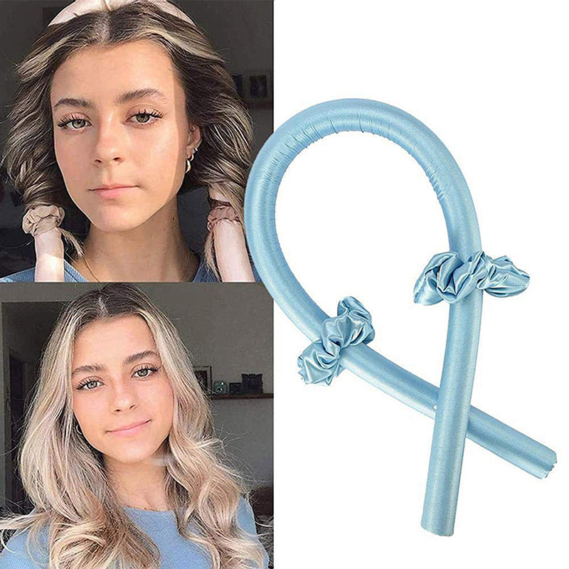 Heatless Curling Gofrējums matiem No Heat Curls Lente Sleeping Headband Curler modelētājs matu lokošanas lente Matu lokošanai