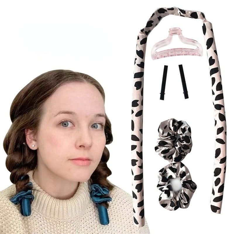 Ženska traka za uvijače bez zagrijavanja Uvijači za kosu Komplet za umotavanje vrpce Svilene kovrče Kosa koja se talasa Uvijači bez zagrijavanja Valjci Alati za oblikovanje