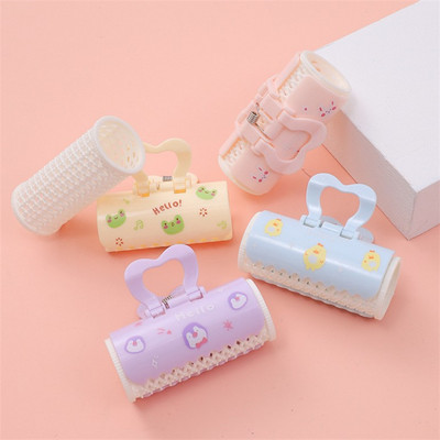 2 vnt. / partijos plaukų voleliai Bang Roll suktukai plaukų suktukai plastikiniai lipnūs plaukų garbanojimo kirpimo įrankiai mergaičių grožio formavimo priemonė