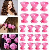 Magic Silicone Hair Curlers Soft Curlers Set-No Heat No Clip Long short hair care Free DIY Sleep Styling Tools for Women Girls