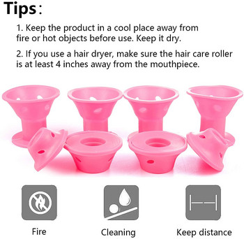 Magic Silicone Hair Curlers Soft Curlers Set-No Heat No Clip Long short hair care Free DIY Sleep Styling Tools for Women Girls