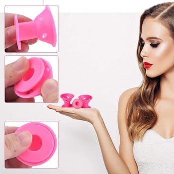 Magic Silicone Hair Curlers Soft Curlers Set-No Heat No Clip Long short hair care Free DIY Sleep Styling Tools for Women Girls