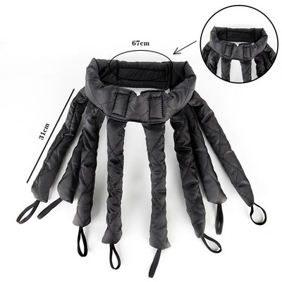 Octopus Heatless Curling Rod peapael Juuste lokirull ilma kuumuseta peapaela reguleeritav eemaldatav juukserulli peapael pikkadele juustele
