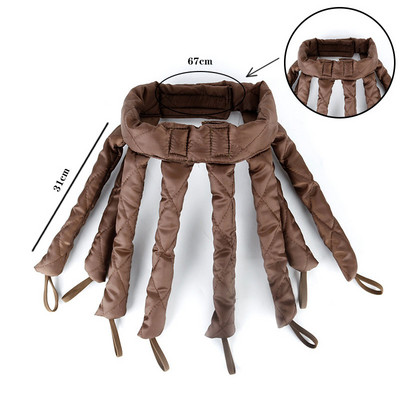 Octopus Heatless Curling Rod peapael Juuste lokirull ilma kuumuseta peapaela reguleeritav eemaldatav juukserulli peapael pikkadele juustele