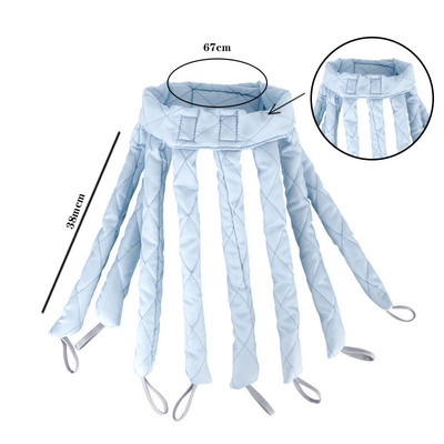 Octopus Heatless Curling Rod peapael Juuste lokirull ilma kuumuseta peapaela reguleeritav eemaldatav juukserulli peapael pikkadele juustele