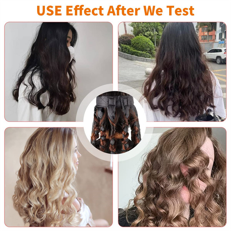 Octopus Heatless Curling Rod peapael Juuste lokirull ilma kuumuseta peapaela reguleeritav eemaldatav juukserulli peapael pikkadele juustele