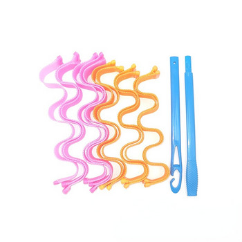 12 τμχ DIY Magic Hair Curler 30CM Heatless Hair Rollers Curlers Hairstyle Roller Sticks Wave Formers Curling Hair Styling Tools